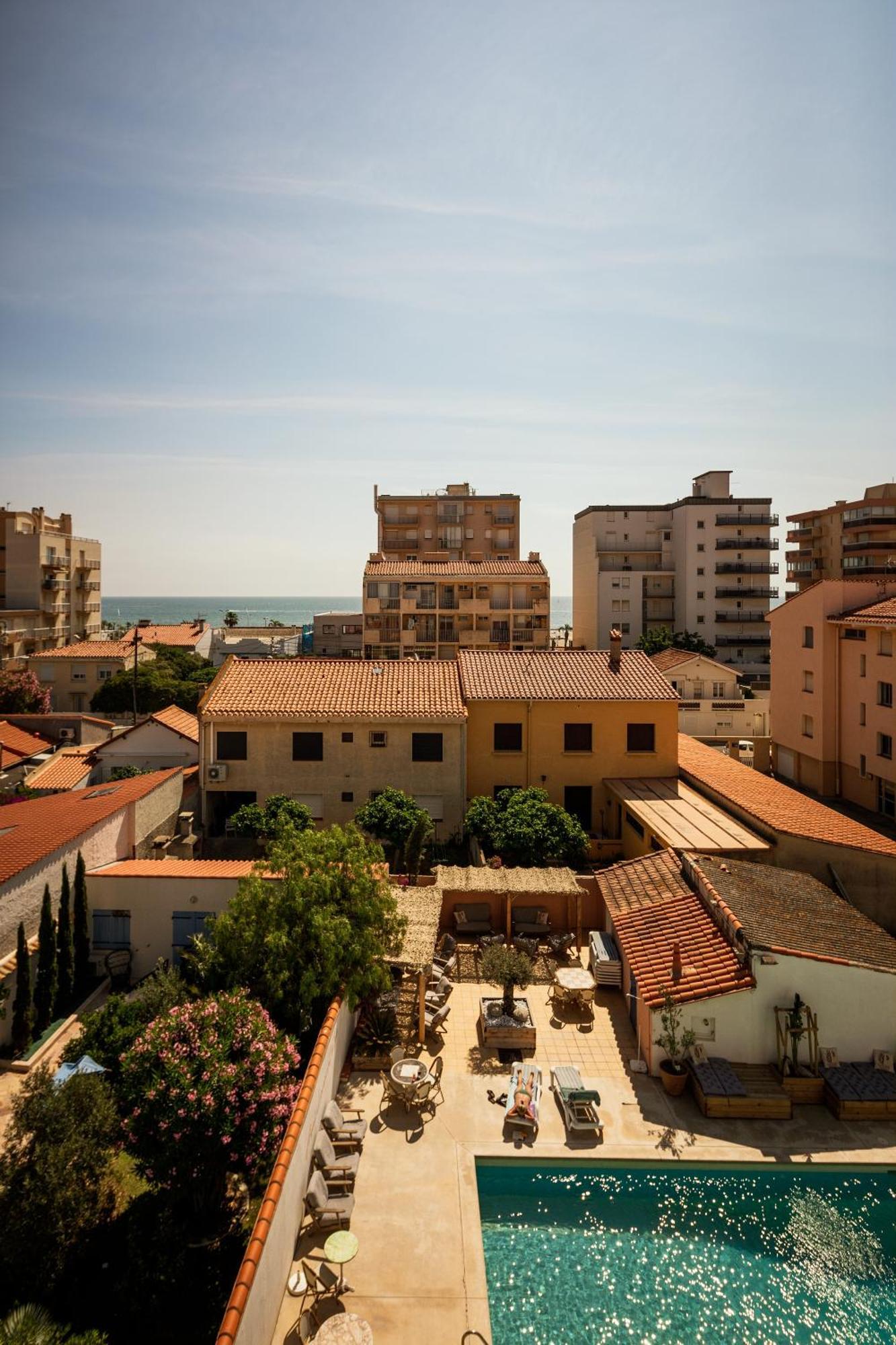 Hôtel Les Sables Canet Exterior foto