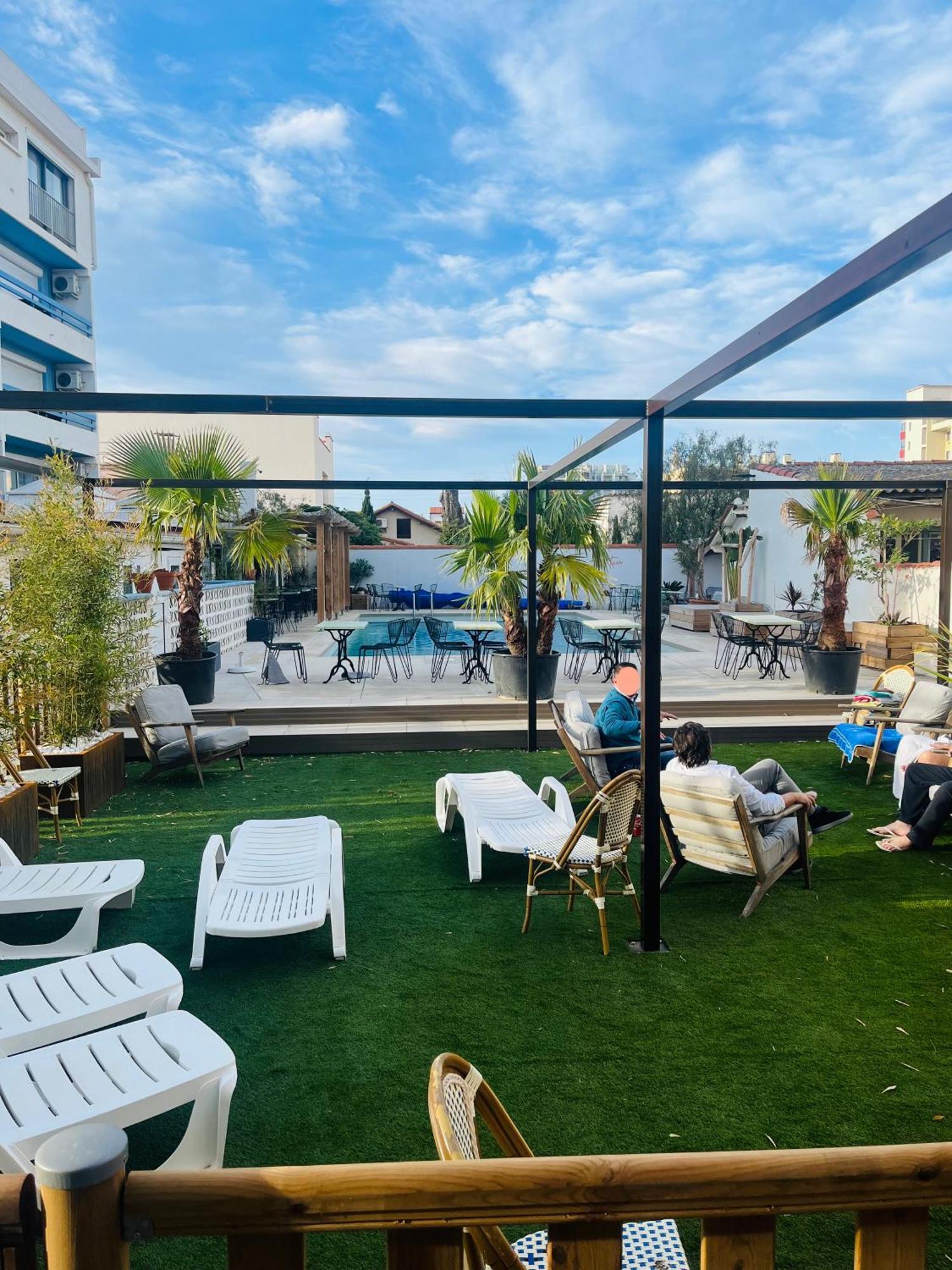 Hôtel Les Sables Canet Exterior foto