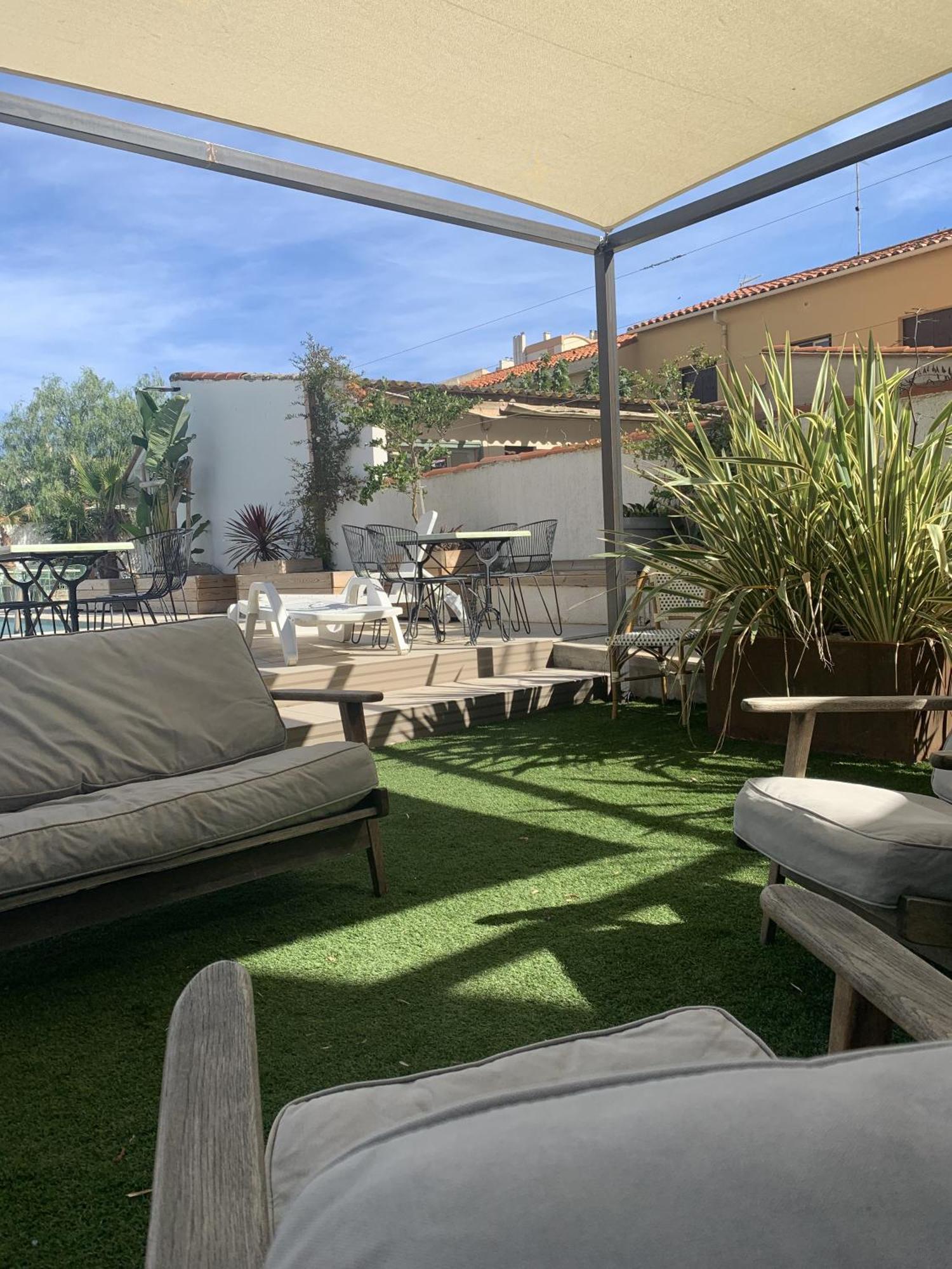 Hôtel Les Sables Canet Exterior foto